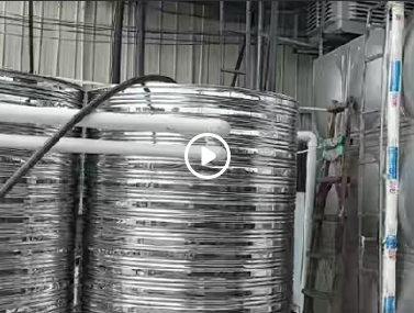 平南凤瓜食品厂50HP壳管式冷水机